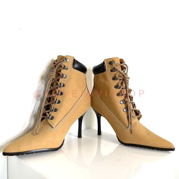 Streetwear | NWOT Colin Stuart Tims Stilleto Boot | Like Manolo Blahnik Oklamod! - Picture 9 of 14